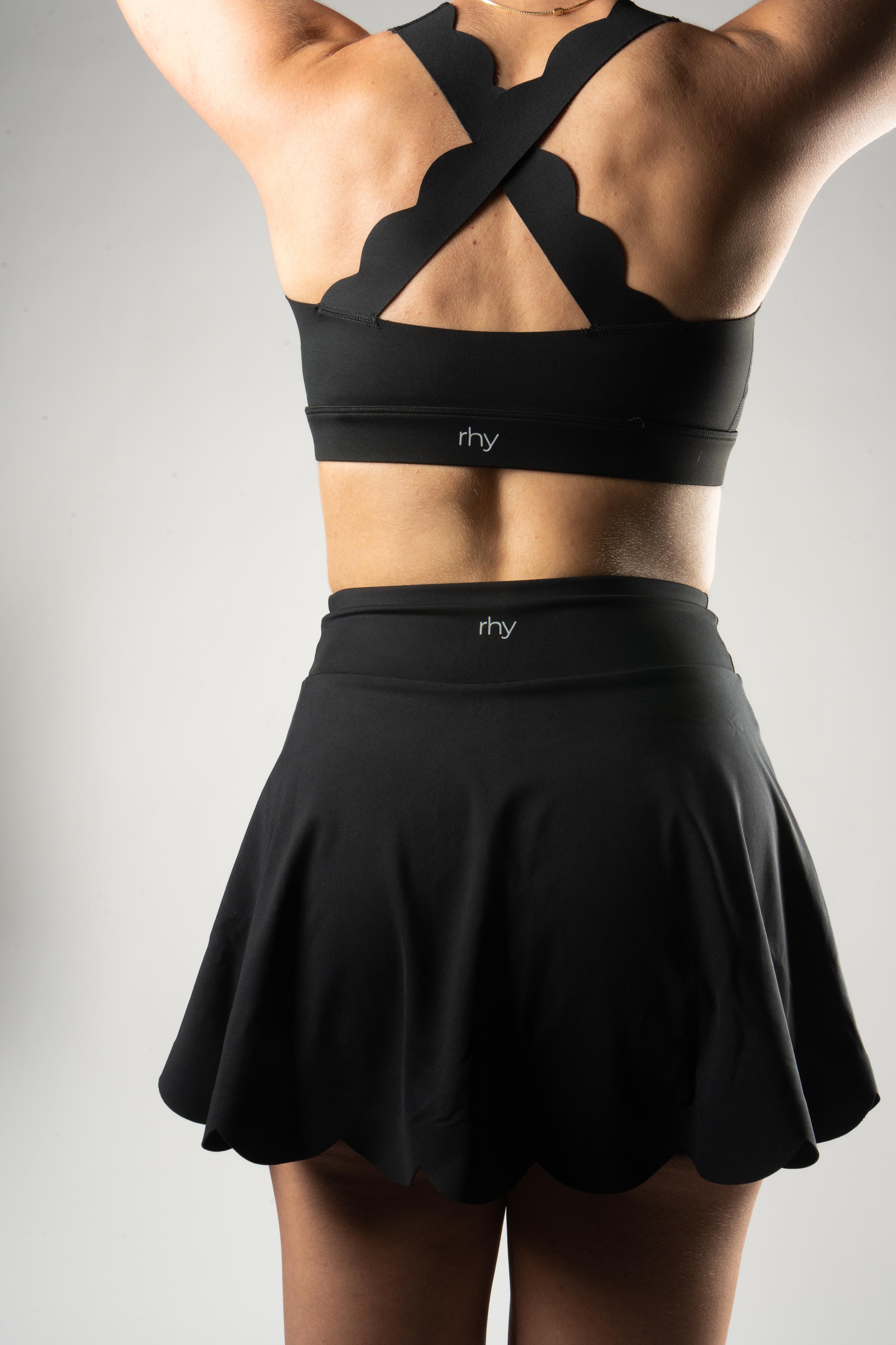 Crossed Back Scallop Top