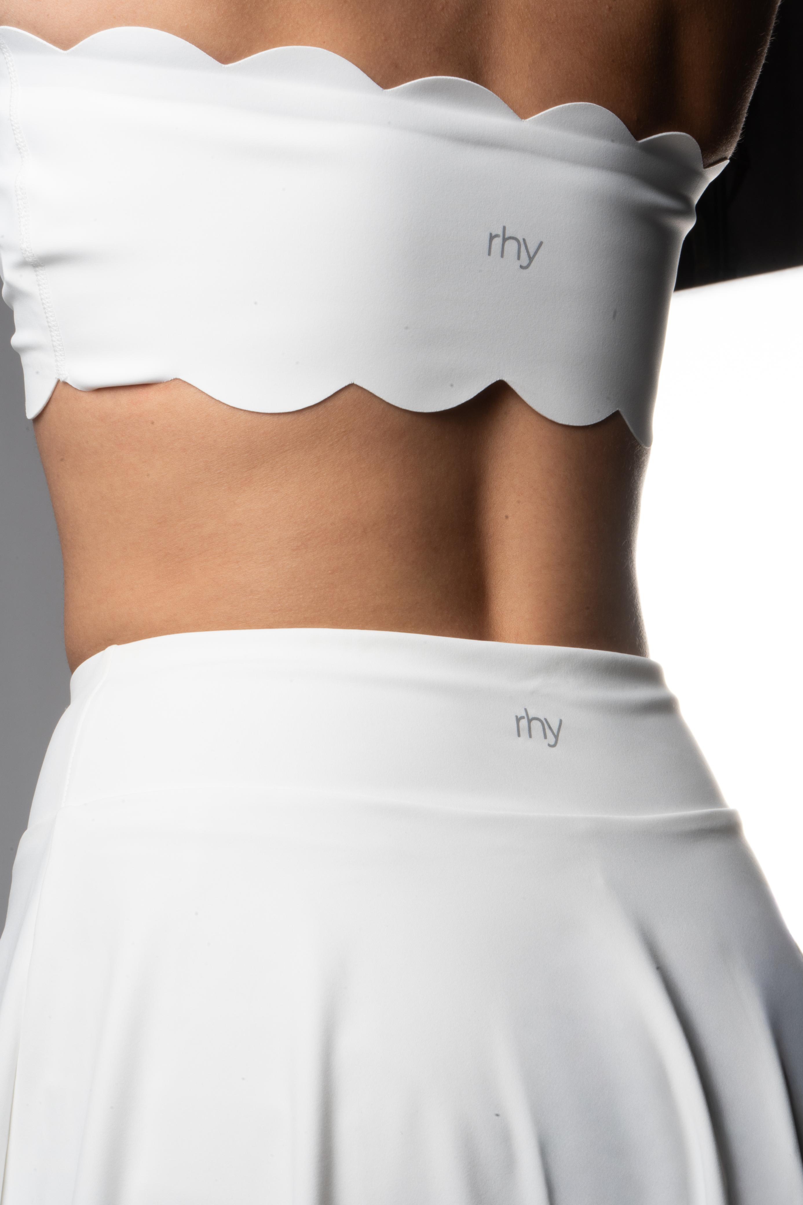 Strapless Scallop Top